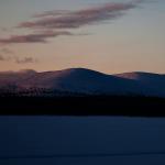 Anochecer en Luirojarvi (Laponia - Parque Nacional de Urho Kekkonen)
